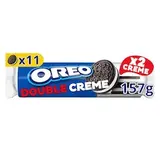 OREO s dvojitou náplní extra náplň s vanilkovou příchutí kakaové sušenky s náplní 11 sušenek 157 g
