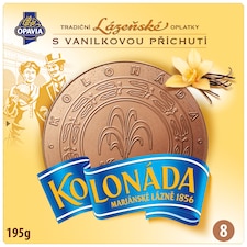 Opavia lázeňské oplatky Kolonáda vanilkové 195g