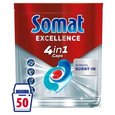 Somat Excellence 4in1 kapsle do automatické myčky na nádobí 50 ks 950g