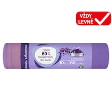 Odpadkové pytle levandule 60 l 10 ks