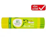 Pytle na odpad zatahovací citrus 35 l 15 ks