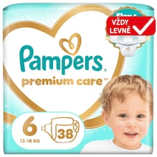 Pampers Premium Care Velikost 6, 38 Plenek, 13kg-18kg