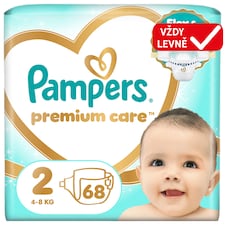 Pampers Premium Care Velikost 2, 68 Plenek, 4kg-8kg