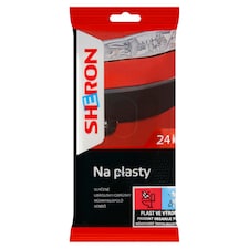 Sheron Vlhčené ubrousky na plasty 24 ks