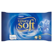 Soft Luxury Sensitive vlhčený toaletní papír pro citlivou pokožku 50 ks