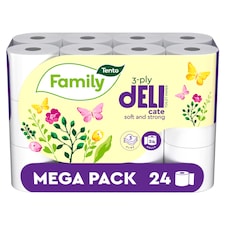 Tento Family Delicate Toaletní papír 3-vrstvý 24 rolek
