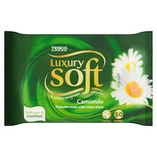 Soft Luxury Camomile vlhčený toaletní papír s heřmánkem 50 ks