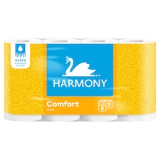 Harmony Comfort White toaletní papír 2 vrstvy 8 ks