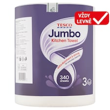 Jumbo kuchyňské utěrky 3 vrstvy 1 role