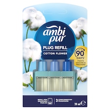 Ambi Pur Elektrický Osvěžovač Vzduchu S Náhradní Náplní Ambi Pur Cotton, 20ml