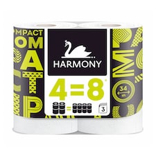 HARMONY 4=8 COMPACT toaletní papír 3 vrstvy 4 ks