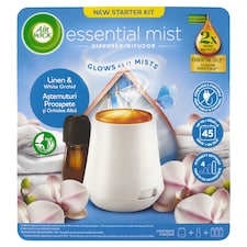Air Wick Aroma difuzér a náplň pro aroma difuzér prádlo a bílá orchidej 20ml