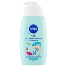 Nivea Kids Magic Apple Scent Dětský sprchový gel, šampon a kondicionér 3 v 1 500ml