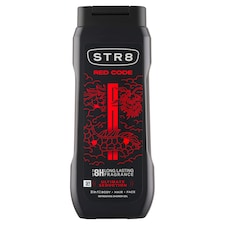 STR8 Red Code osvěžující sprchový gel 3 v 1 400ml