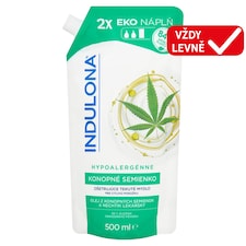 Indulona Konopné semínko hypoalergenní pečující tekuté mýdlo 500ml
