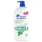 Head & Shoulders Menthol Fresh Šampon proti Lupům, 800 ml Pumpička. Každodenní Použití