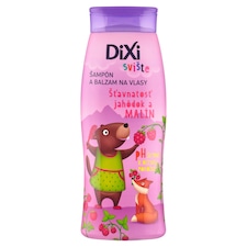Dixi Svišti šampon a balzám na vlasy šťavnatost jahůdek a malin 400ml