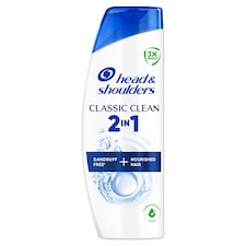 Head & Shoulders Classic Clean 2in1 Šampon proti Lupům 400 ml. Čistá Osvěžující Vůně