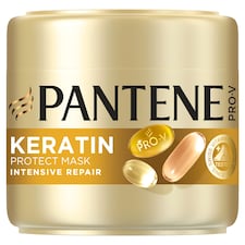 Pantene Pro-V Intensive Repair Keratin Protect Maska na Vlasy 300 ml, Suché a Poškozené