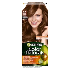Garnier Color Naturals permanentní barva na vlasy 4 ,3 Přirozená zlatohnědá, 60 +40 +12 ml