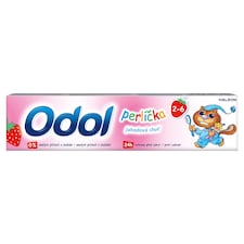 Odol Perlička Zubní pasta s fluoridem jahodová chuť 50ml