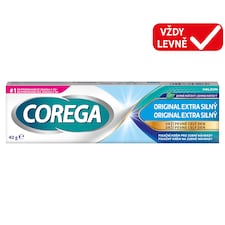 Corega Fixační krém Original extra silný pro pevnou fixaci zubní náhrady, 40g
