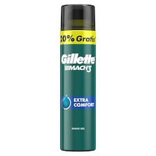 Gillette Mach3 Extra Comfort Pánský Gel Na Holení 240 ml