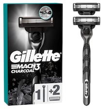 Gillette Mach3 Charcoal Pánský Holicí Strojek, 1 Holicí Strojek Gillette S 3 Břity