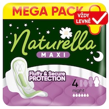 Naturella Maxi Vložky Night velikost 4 S Křidélky, 14