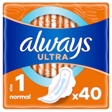 Always Ultra Hygienické Vložky Normal (V1) S Křidélky 40 ks