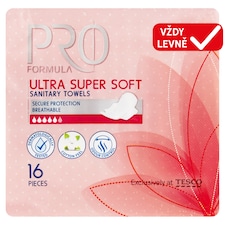 Pro Formula Wings Ultra Super Soft hygienické vložky s křidélky 16 ks