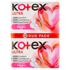 Kotex Ultra Super dámské hygienické vložky 12 ks