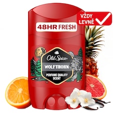 Old Spice Wolfthorn Tuhý Deodorant Pro Muže. 48hod Svěžest Bez Hliníku. 50 % Recyklovaných Plastů