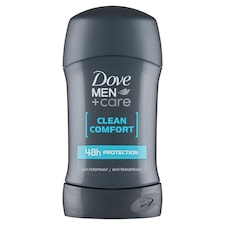 Dove Men+Care Clean Comfort tuhý antiperspirant pro muže 50ml