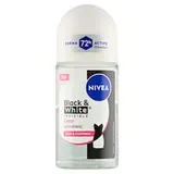 Nivea Black & White Invisible Clear Kuličkový antiperspirant 50ml