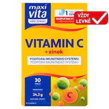 Maxi Vita Vaše Zdraví Vitamin C + zinek 30 tablet 24,2g