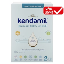 Kendamil Premium 2 HMO+ pokračovací mléčná kojenecká výživa v prášku 2 x 300g (600g)