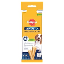 Pedigree DentaStix Doplňkové krmivo pro psy 10-25 kg 3 ks 77g