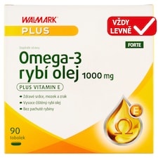 Walmark Plus Forte omega-3 rybí olej 1000 mg doplněk stravy 90 tobolek 114,6g