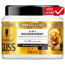 Schwarzkopf Gliss vyživující maska 4v1 Oil Nutritive pro lámavé a poškozené vlasy 400ml