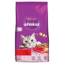 Whiskas S chutným hovězím 1,4kg