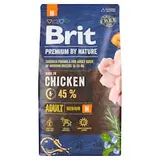 Brit Premium by Nature Adult M kompletní krmivo pro psy 8kg