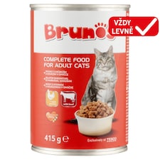 Brunos Kompletní krmivo pro dospělé kočky 415g