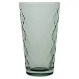F&F Home Diamond Hiball sklenice šedozelená 410 ml