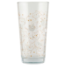 Sklenice se vzorem kočky 370 ml