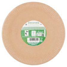 Decorata Papírové talíře 23 cm 50 ks