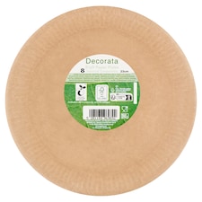 Decorata Papírové talíře 23 cm 8 ks