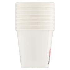 Decorata Bílé papírové poháry 80 ml 8 ks