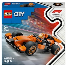 LEGO City 60442 Jezdec F1 se závodním vozem McLaren