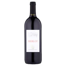 Merlot víno červené suché 1l